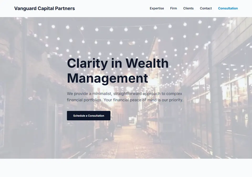Financial advisor theme