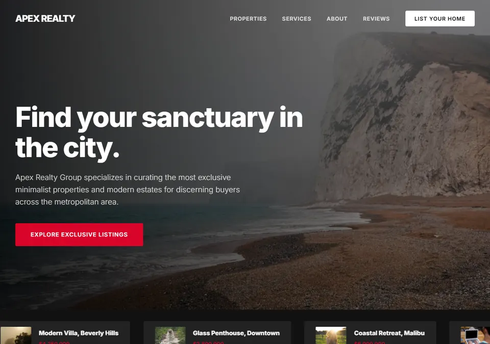 Real estate theme