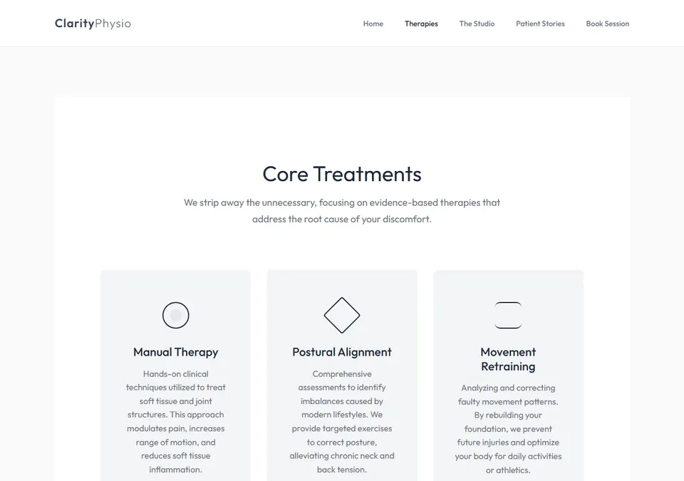 Physiotherapy theme